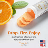 SIGNIFY NATURE Vitamin C 1000mg with Zinc effervescent tablet dissolving in water