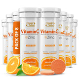 SIGNIFY NATURE Vitamin C 1000mg with Zinc effervescent tablets front view