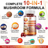 SIGNILIFE 10-in-1 Mushroom Supplement Softgels side view