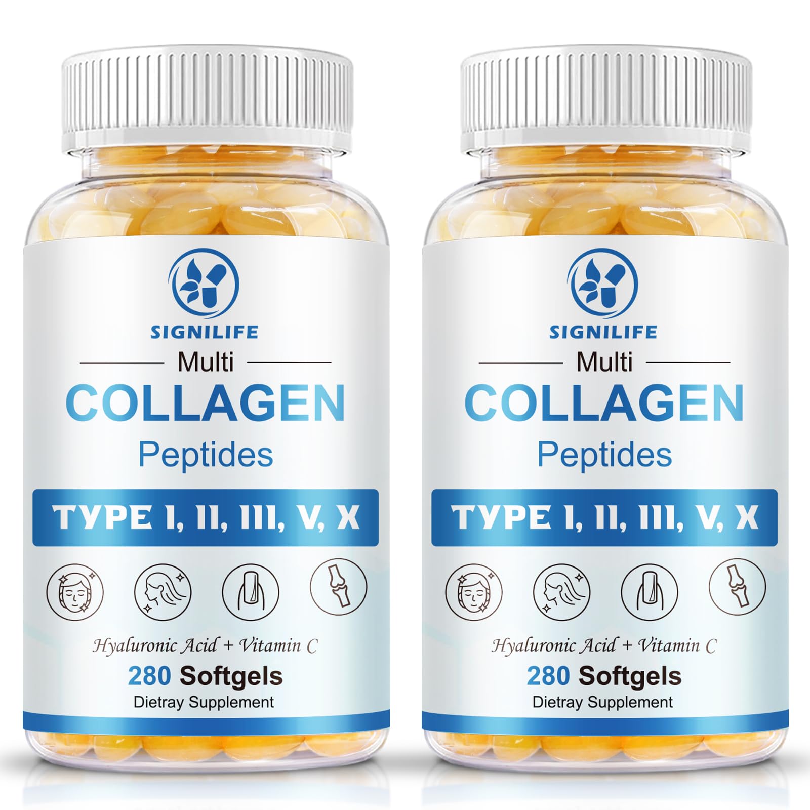 SIGNILIFE Collagen Softgels front view with packaging