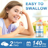 SIGNILIFE Collagen Softgels with a measuring spoon for serving size