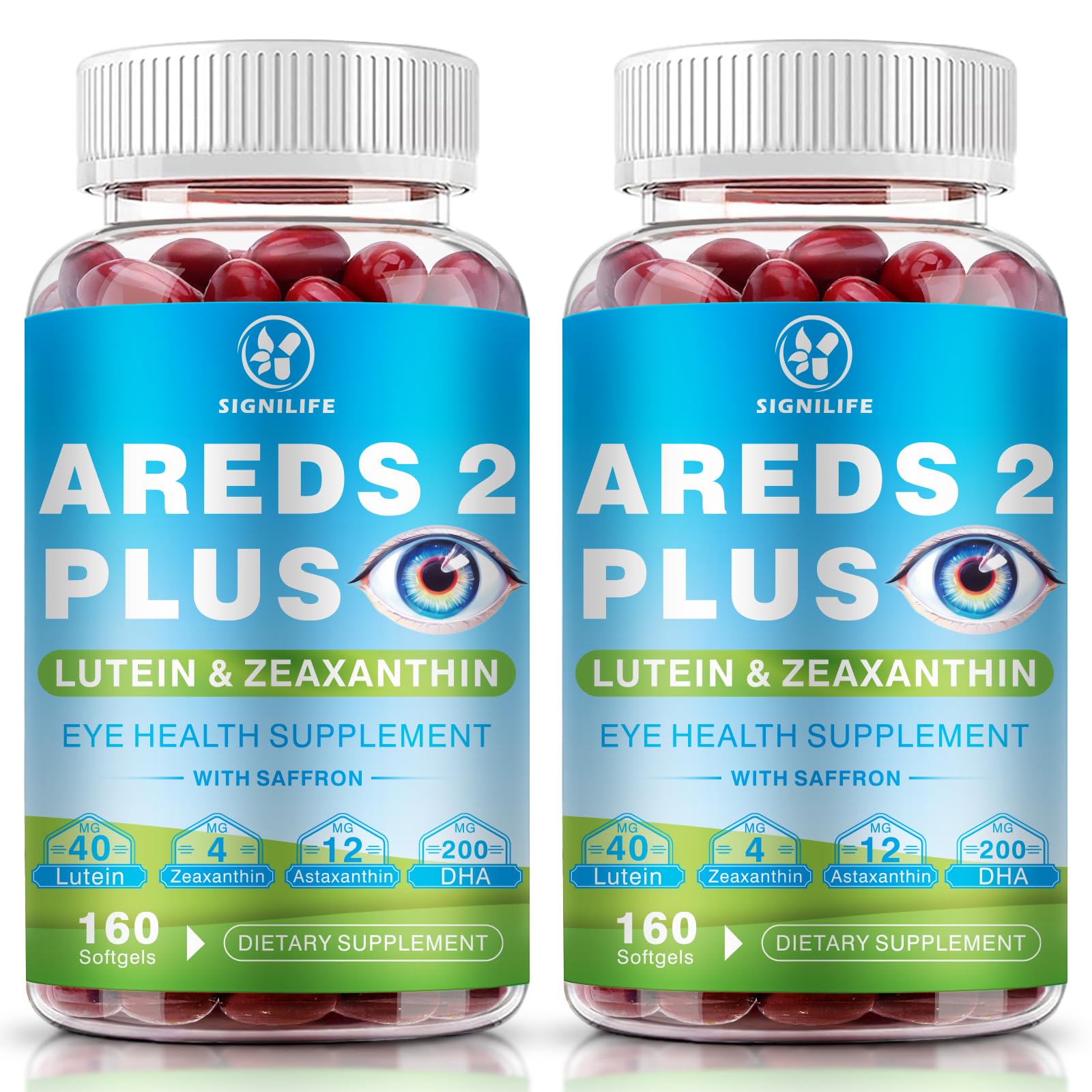 SIGNILIFE Lutein Eye Health Supplement bottle front view