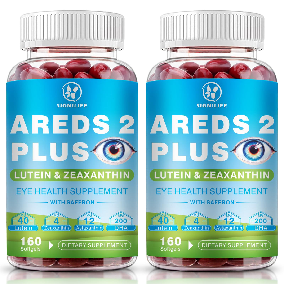SIGNILIFE Lutein Eye Health Supplement bottle front view