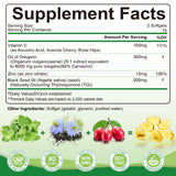 SIGNILIFE Oregano Oil Softgels side view showing capsule