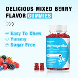 Sijigood Ashwagandha Gummies with a measuring spoon for serving size