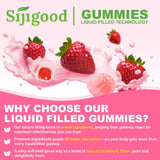 Sijigood Calcium Citrate Gummies bottle with a measuring spoon