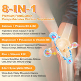 Sijigood Calcium Citrate Gummies side view showing ingredients