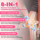 Sijigood Calcium Citrate Gummies side view with label details