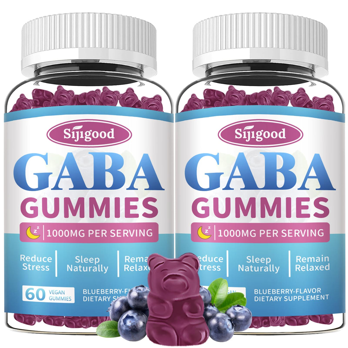 Sijigood Calm Gummies 60 Count front view