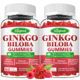 Sijigood Ginkgo Biloba Gummies front view with packaging