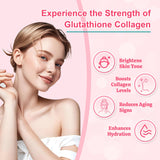 Sijigood Glutathione Collagen Gummies nutritional information on back