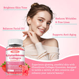 Sijigood Glutathione Collagen Gummies on a wooden table