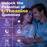 Sijigood L-Theanine Gummies strawberry flavour close-up