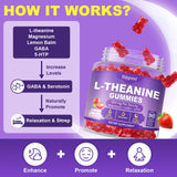 Sijigood L-Theanine Gummies with a measuring spoon