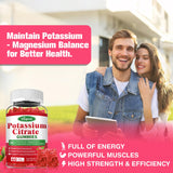 Sijigood Potassium Gummies with fresh raspberries