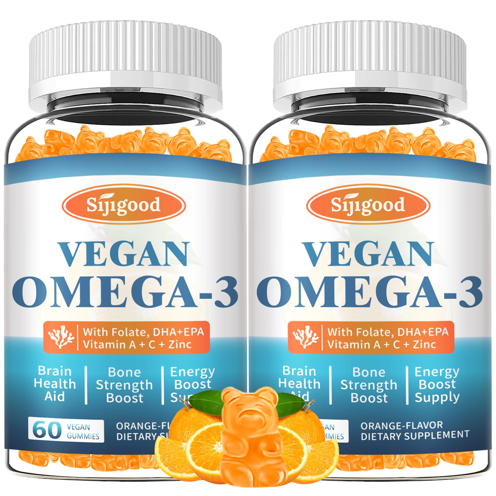 Sijigood Pure Algae Omega 3 Gummies front view