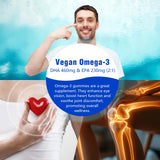 Sijigood Pure Algae Omega 3 Gummies in a hand