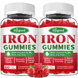 Sijigood Vegan Iron Gummies front view with packaging