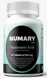 SILKMYST Hyaluronic Acid with Hydrolyzed Collagen 60 Tablets front view