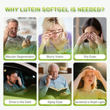 SILKMYST Lutein Softgels side view of bottle