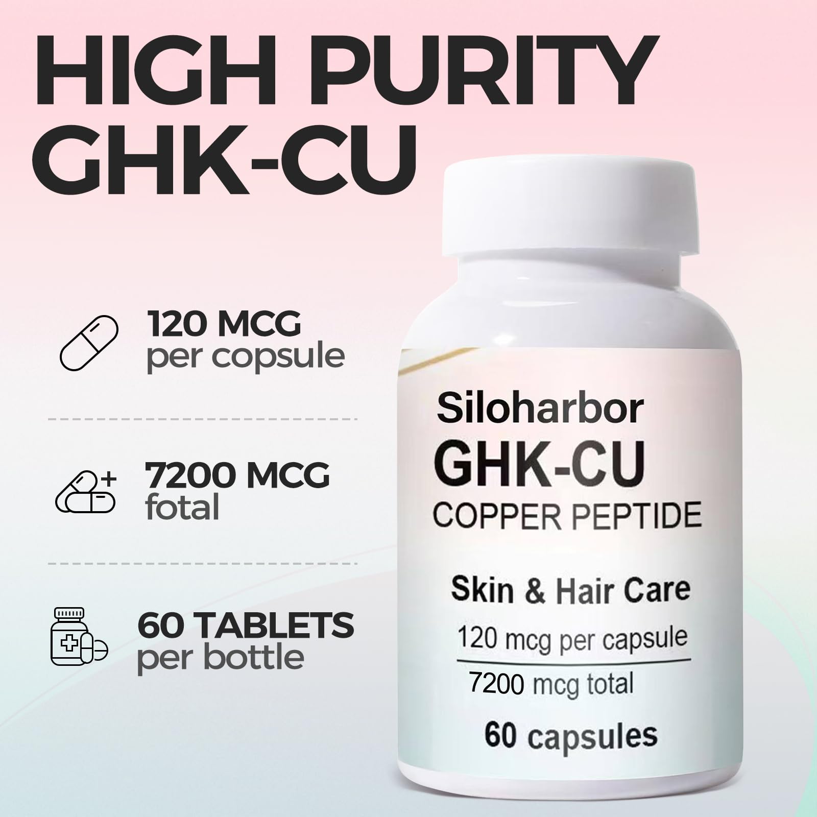 Siloharbor Multivitamins bottle side view