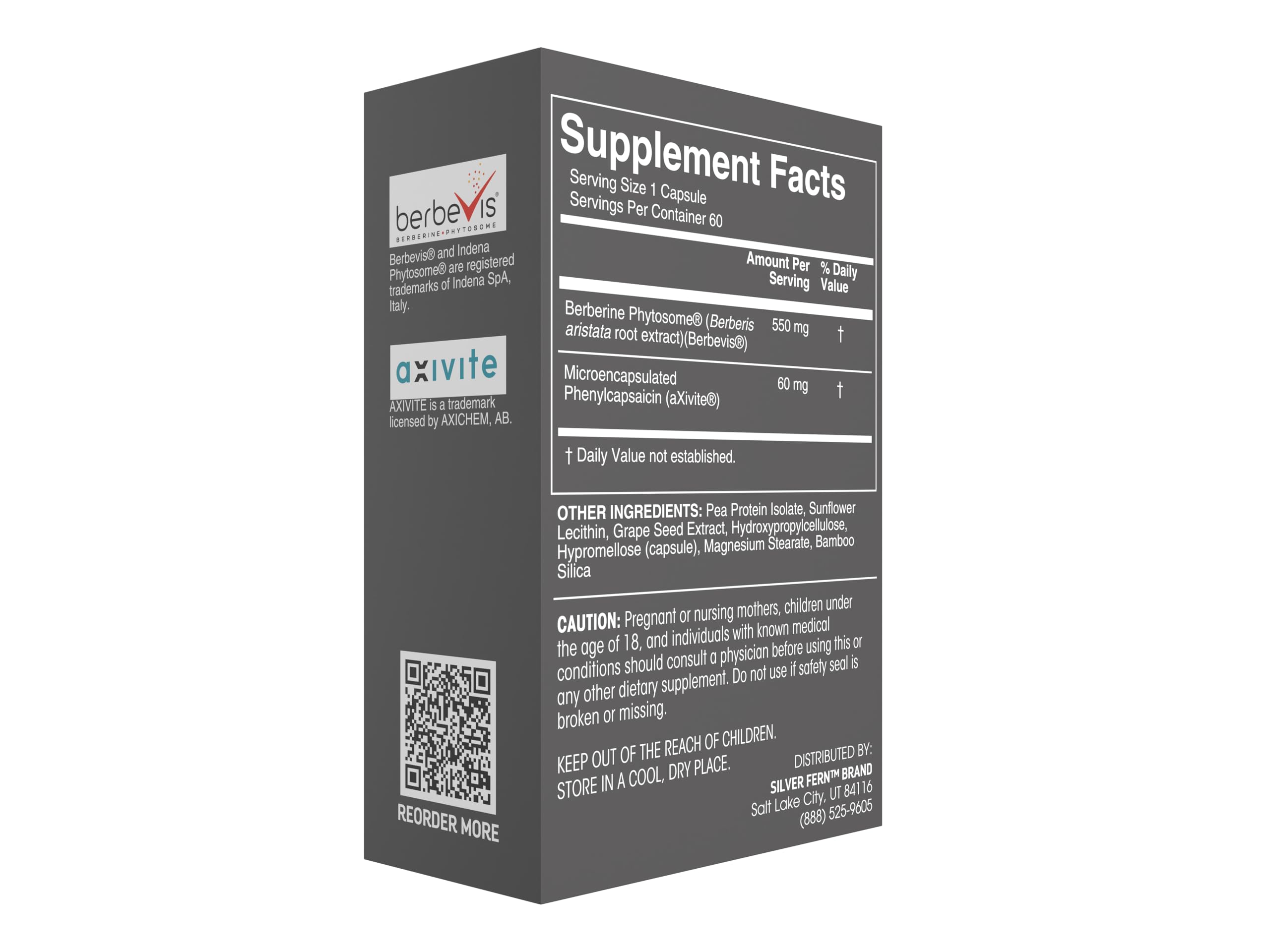 Silver Fern a balanced routine Wellness Support Supplement side view