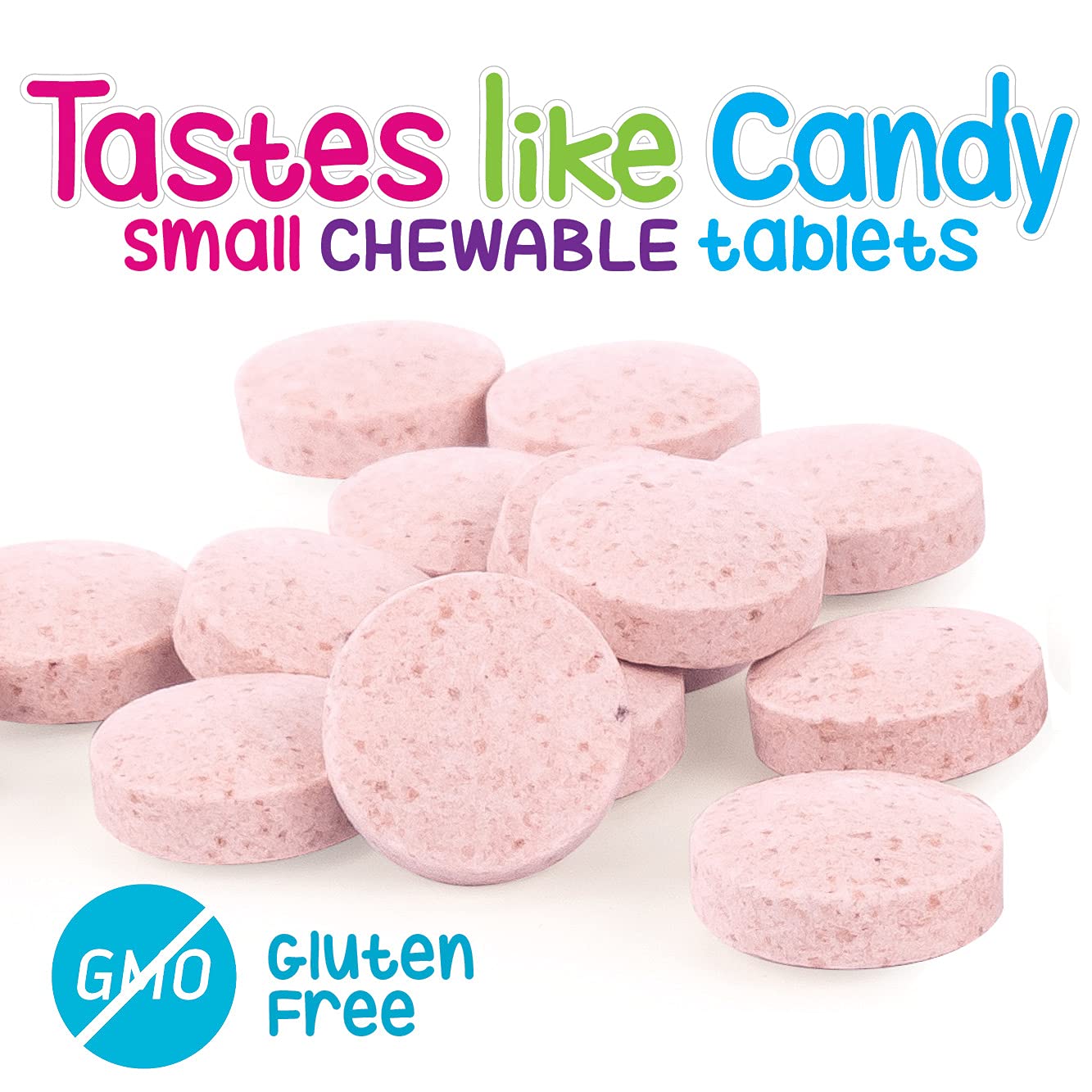 Silver Fern Chewable Probiotic Tablets 30 Count with berry flavour description