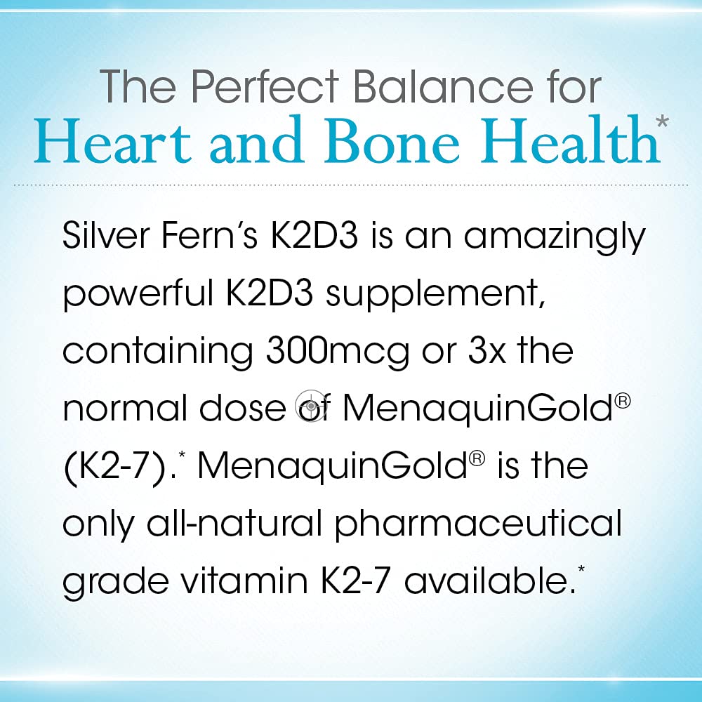 Silver Fern K2-D3 Multivitamins ingredients list
