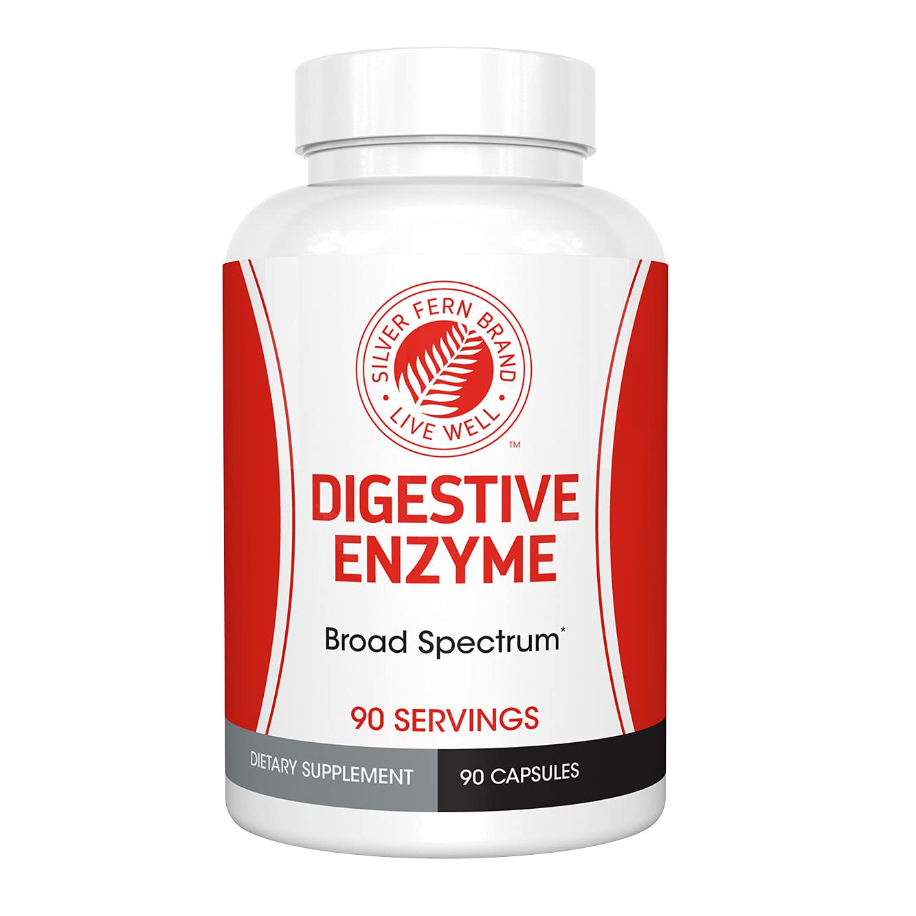 Silver Fern Multi-Enzymes 90 Capsules front view