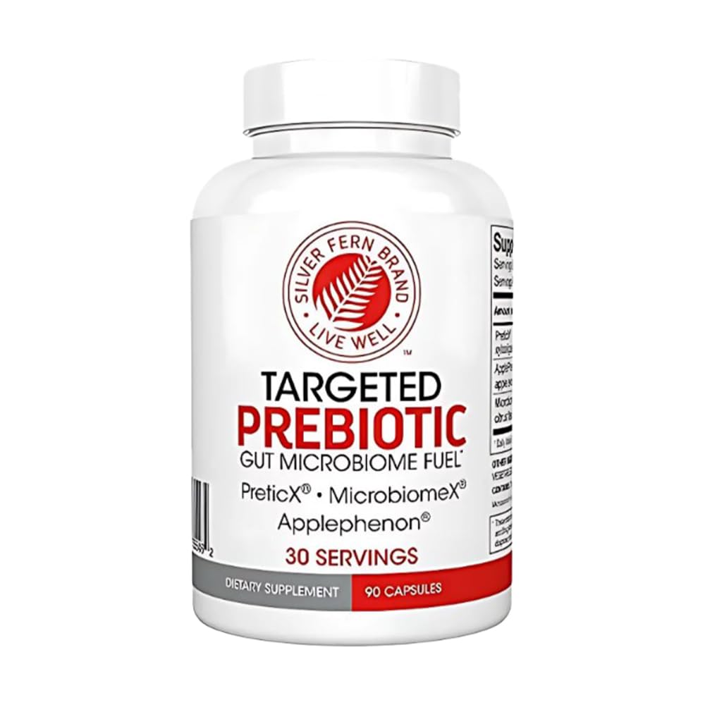 Silver Fern Prebiotic Capsules 90 Count front view