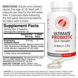 Silver Fern Probiotic Capsules 30 Count back view