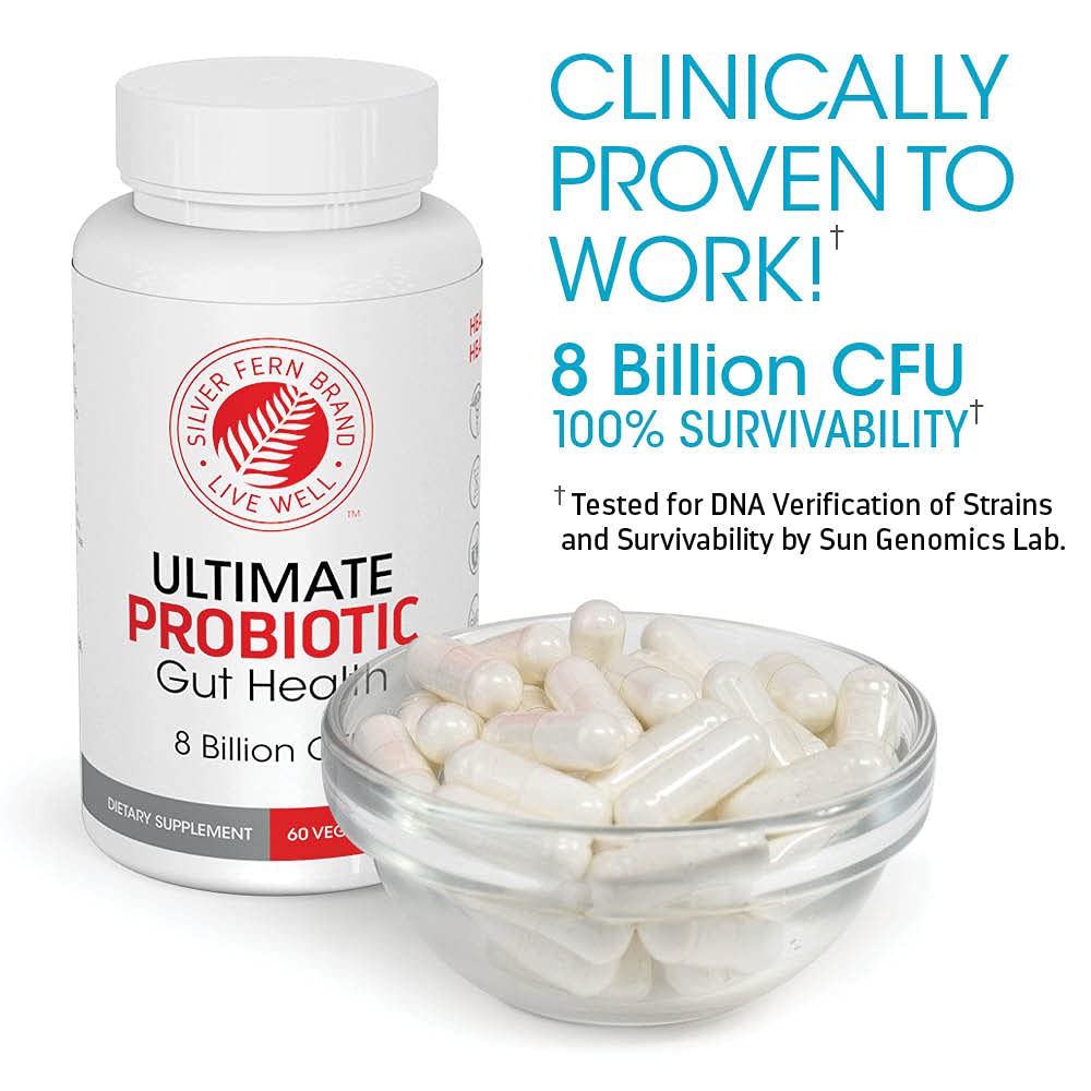 Silver Fern Probiotic Capsules 30 Count with packaging