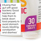 Silver Fern Probiotic Chewable Tablets on a kitchen counter