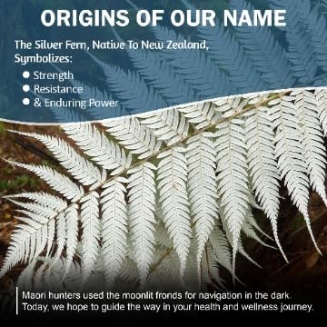Silver Fern Stress Complex Supplement capsules on a table