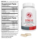 Silver Fern Stress Complex Supplement side view showing capsule details