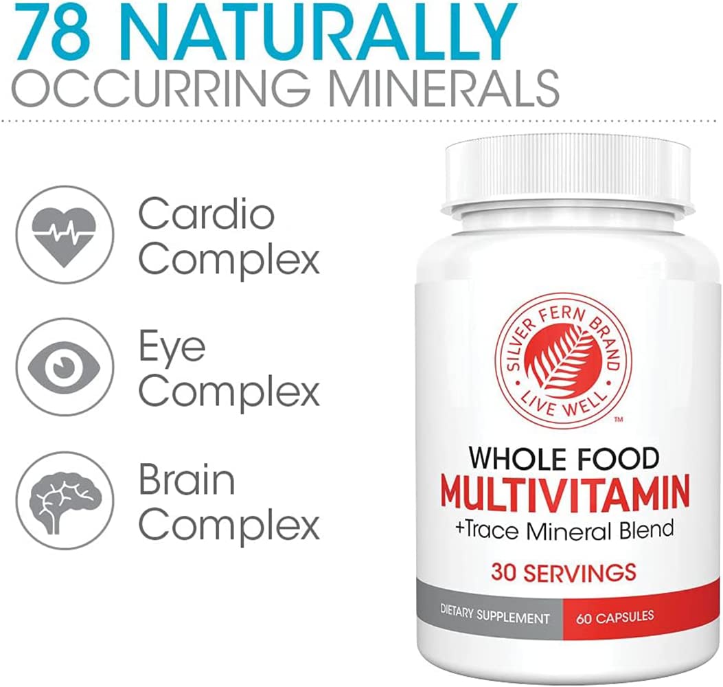 Silver Fern Whole Food Daily Multi Vitamin side view