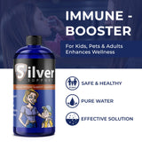 Silver Support Colloidal Silver Supplement 10 PPM bottle with label