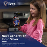 Silver Support Colloidal Silver Supplement 10 PPM side view
