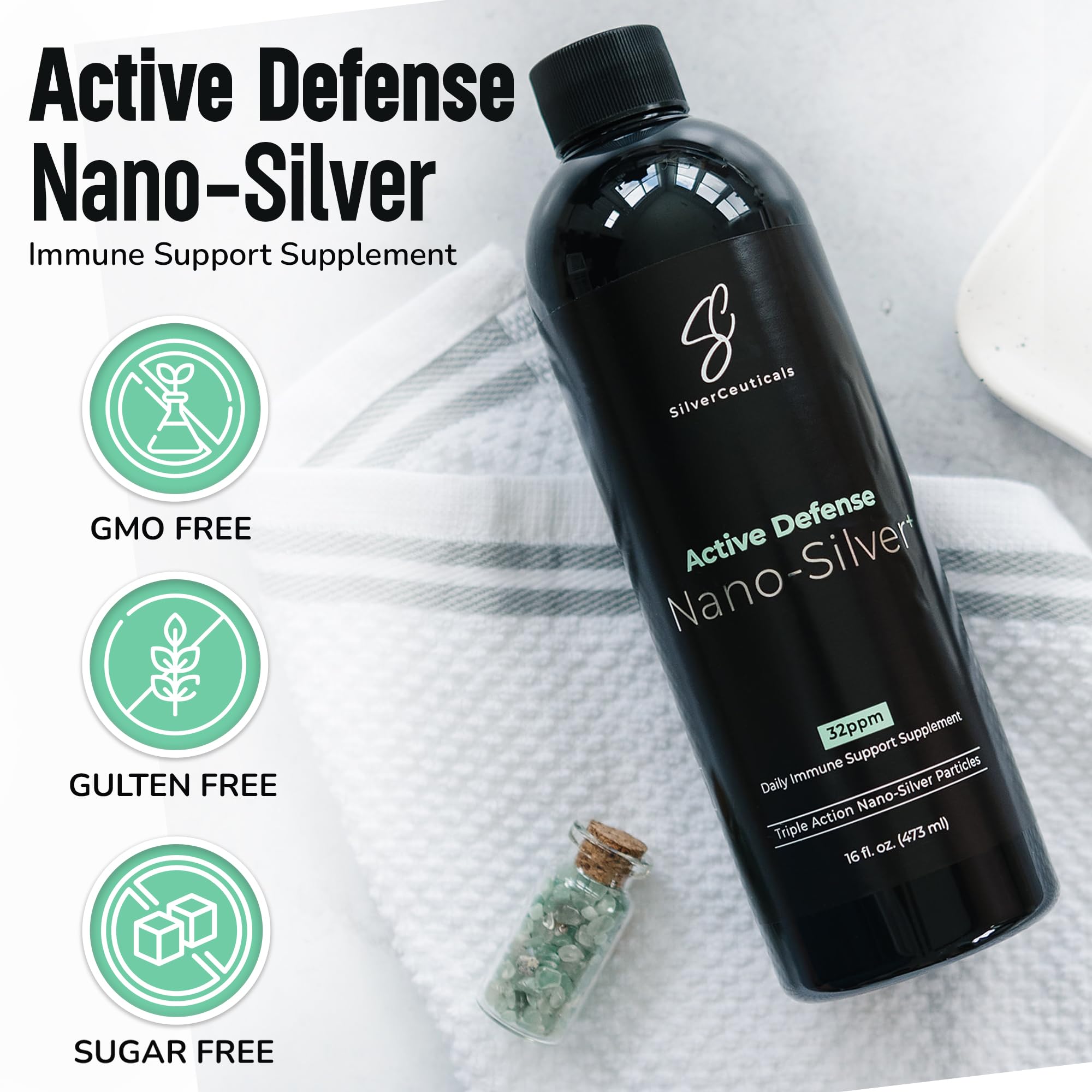 SilverCeuticals Nano Colloidal Silver 490g packaging