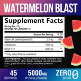 SILVERONYX BCAA Amino Acids Powder packaging side view