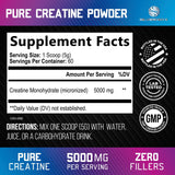 SILVERONYX Creatine Monohydrate 5000mg powder packaging