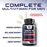 SILVERONYX Multivitamin for Men bottle with cap open