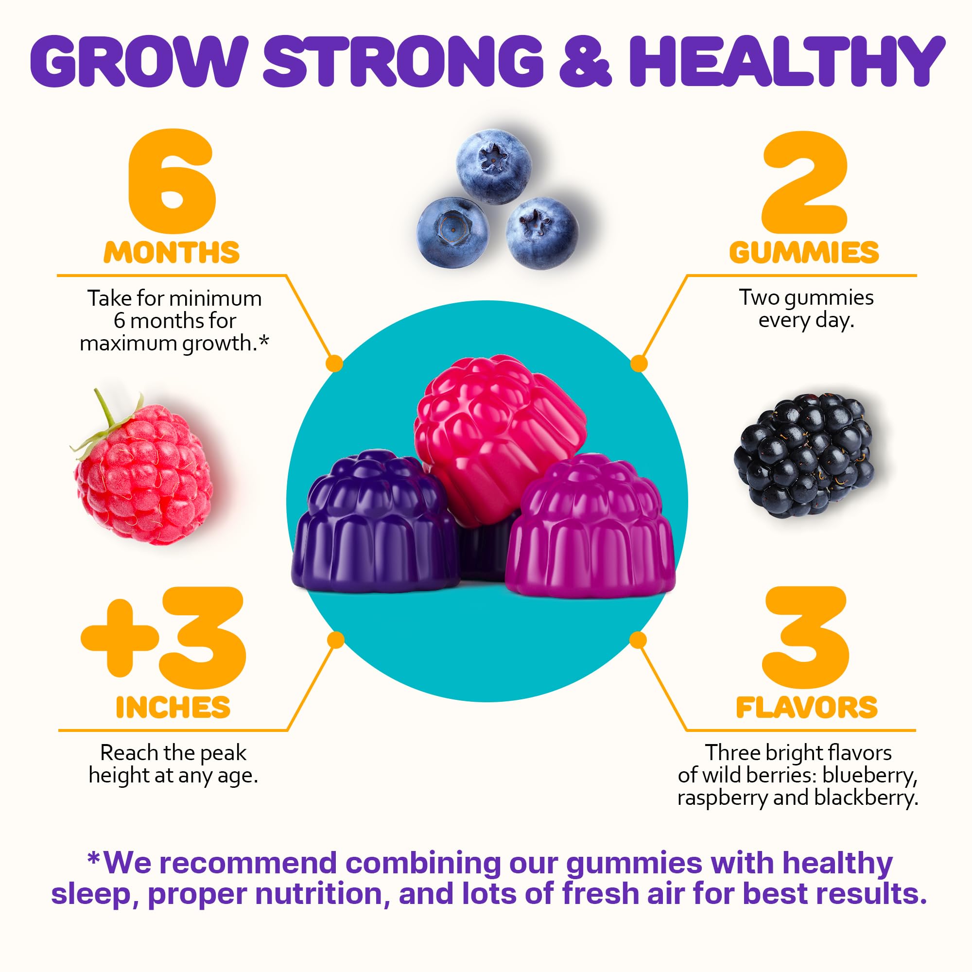 SILVERPEAKS Height Growth Gummies for Kids lifestyle scene