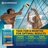SILVERPEAKS Height Growth Maximizer bottle with capsules
