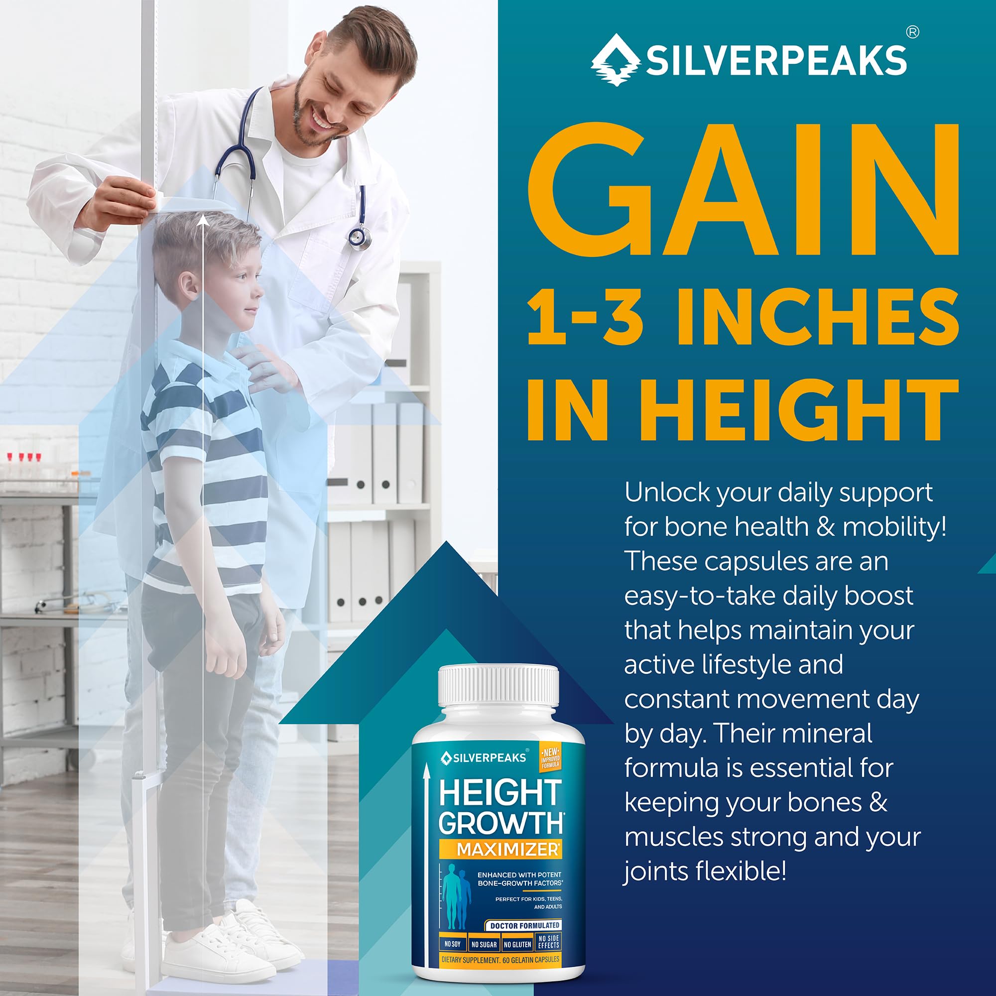 SILVERPEAKS Height Growth Maximizer ingredients list