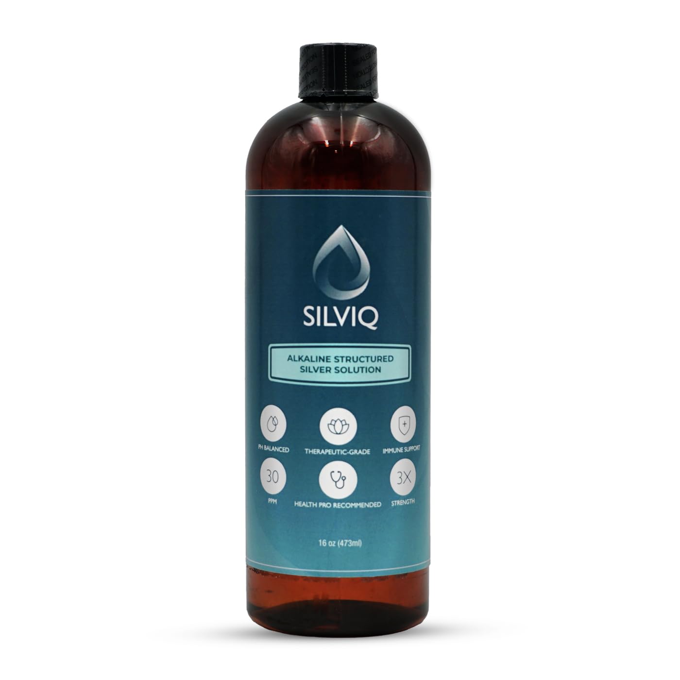 SILVIQ Structured Silver Water 30ppm 499g front view