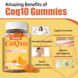 Simhould CoQ10 Gummies displayed on a wooden table