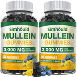 Simhould Mullein Gummies 3000mg front view with packaging
