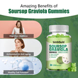 Simhould Soursop Gummies on a wooden table