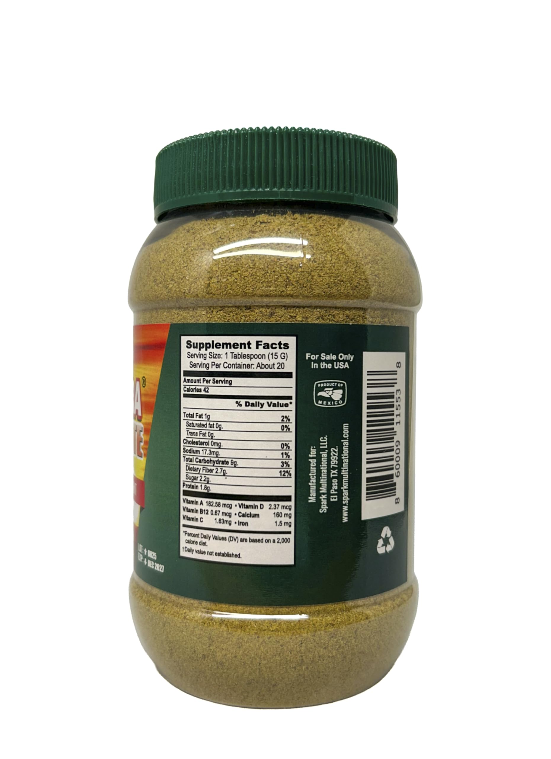 SIMIFIBRA FORTE Prebiotic Powder 300g container side view